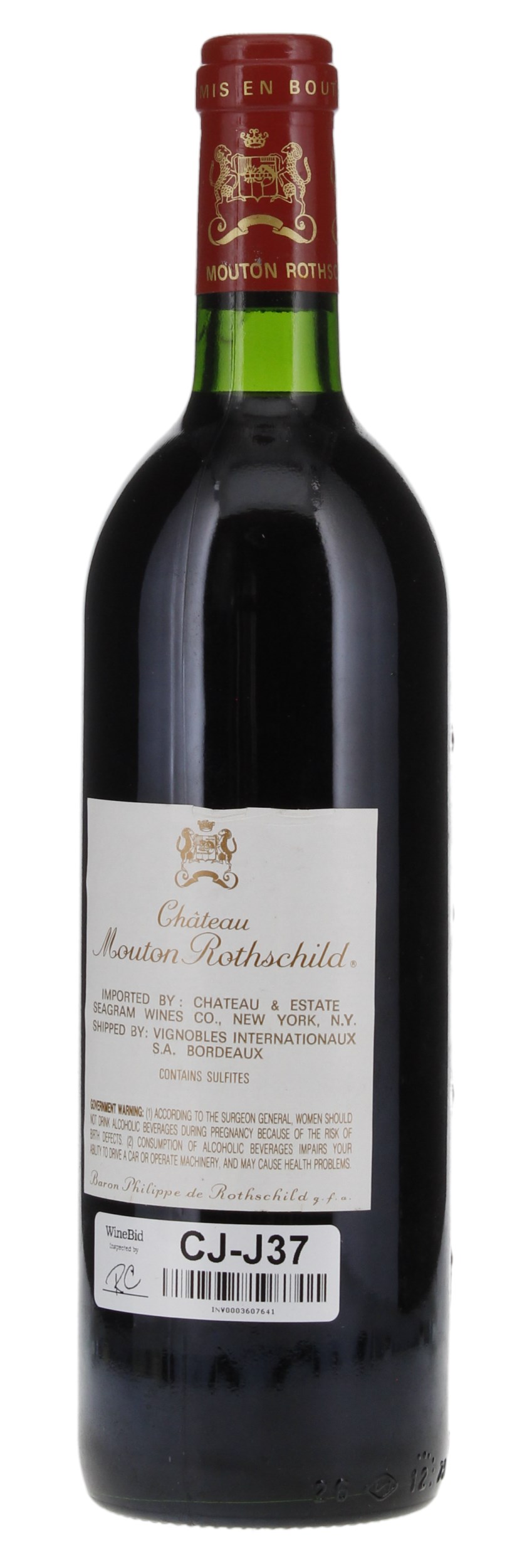 1988 Château Mouton Rothschild, 750ml