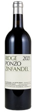 2021 Ridge Ponzo Vineyard Zinfandel