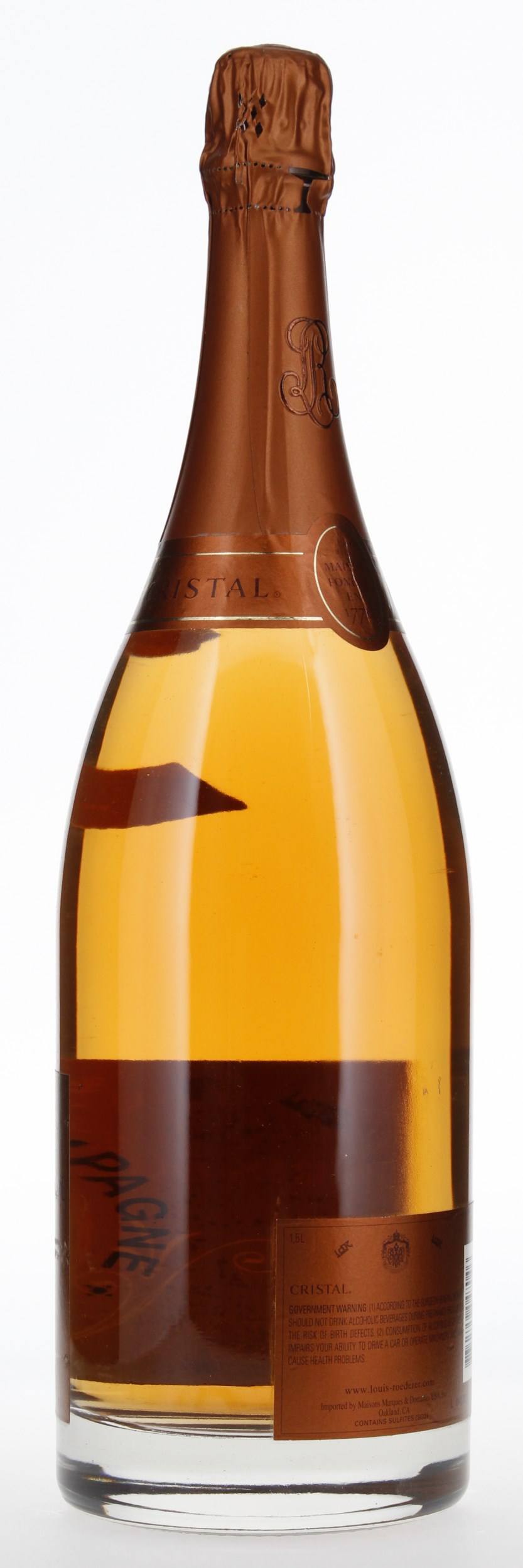 2007 Louis Roederer Cristal Rosé, 1.5ltr