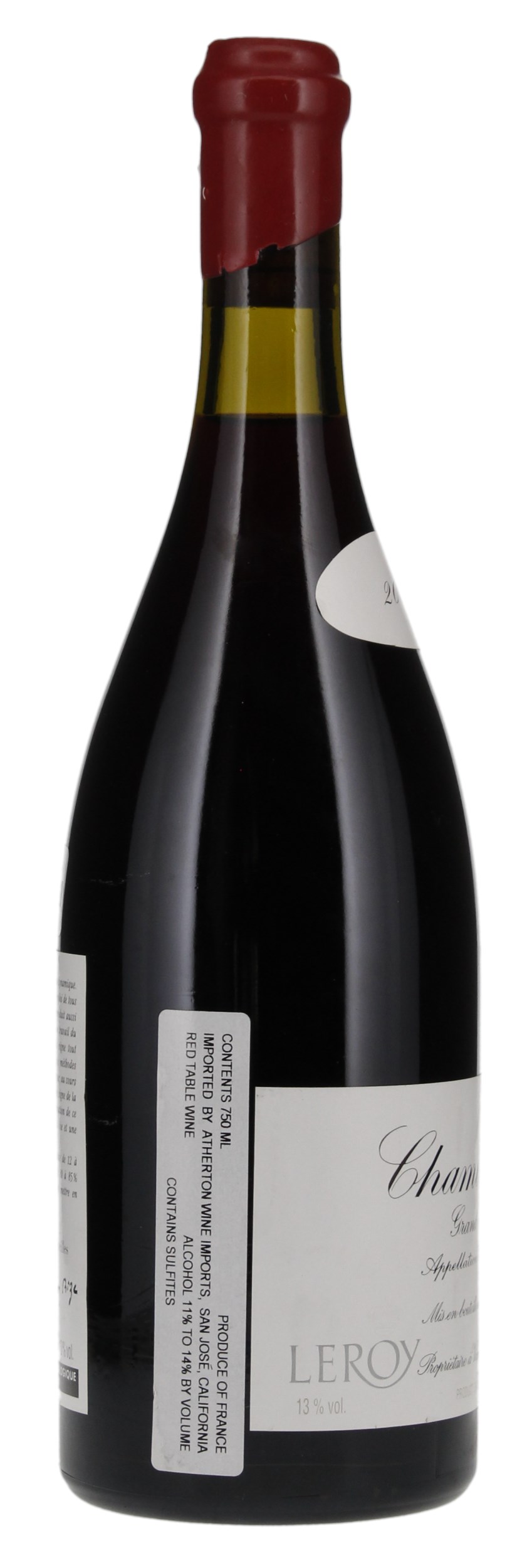 2009 Domaine Leroy Chambertin, 750ml