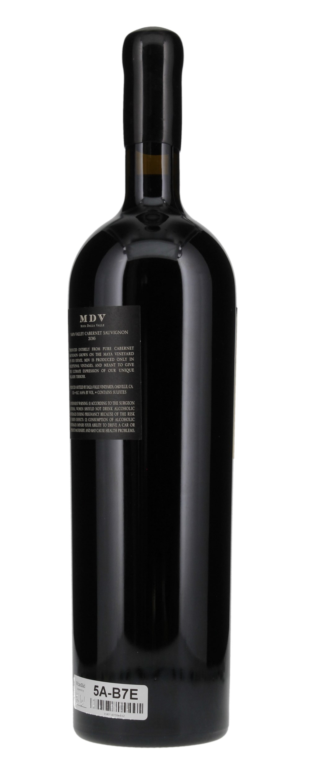 2016 Dalla Valle MDV Cabernet Sauvignon, 1.5ltr