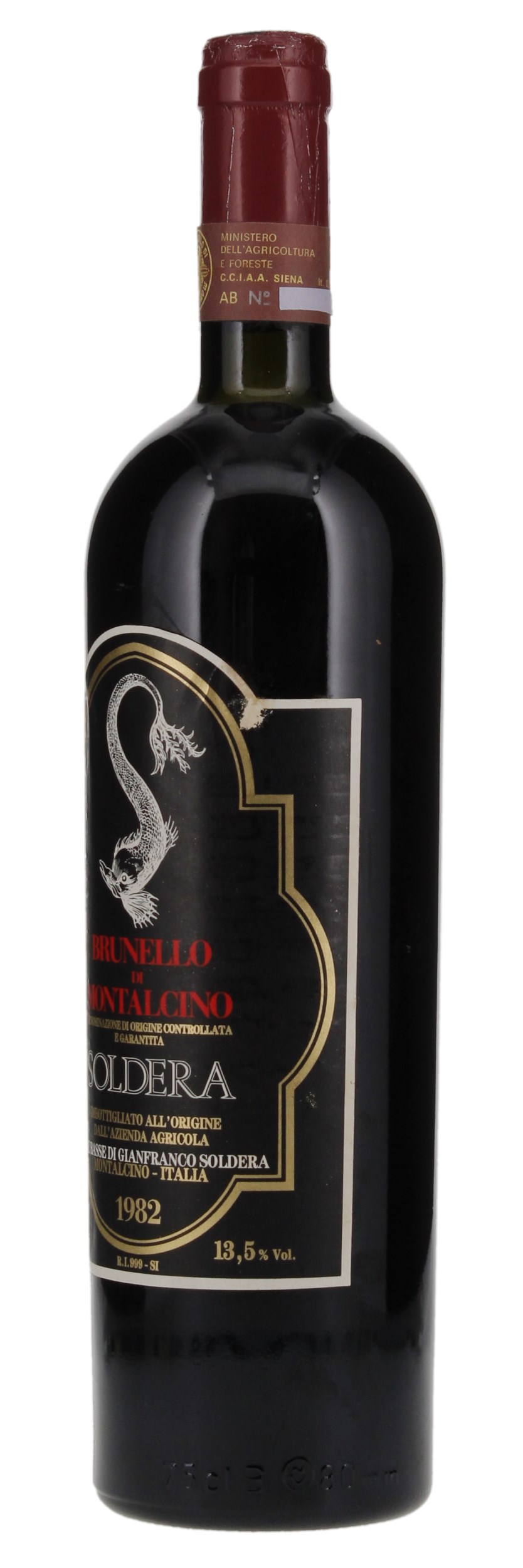 1982 Soldera Brunello di Montalcino Case Basse, 750ml