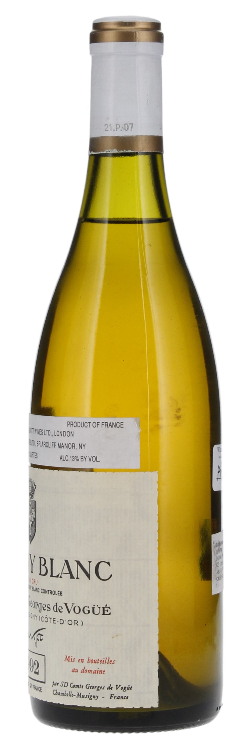 1992 Comte de Vogue Musigny Blanc Chardonnay Grand Cru | WineBid | Wine for  Sale