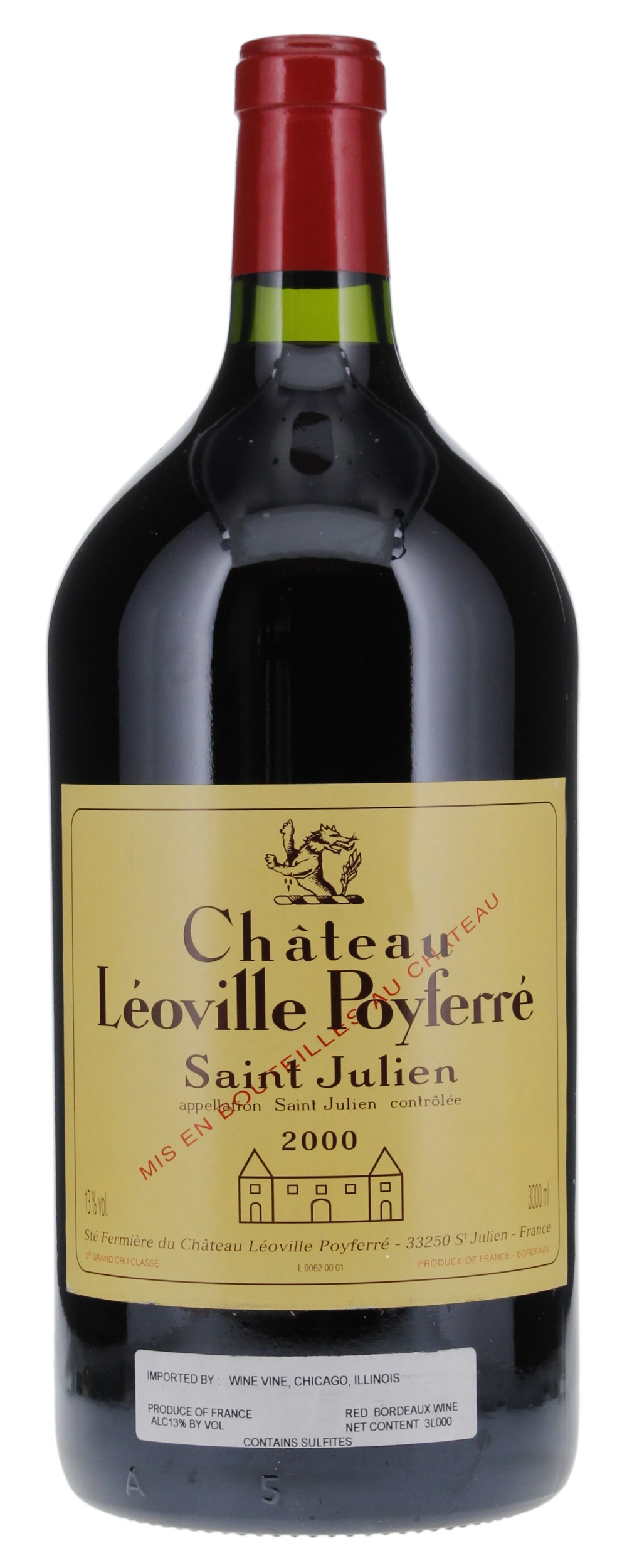 2000 Château Leoville-Poyferre, 3.0ltr