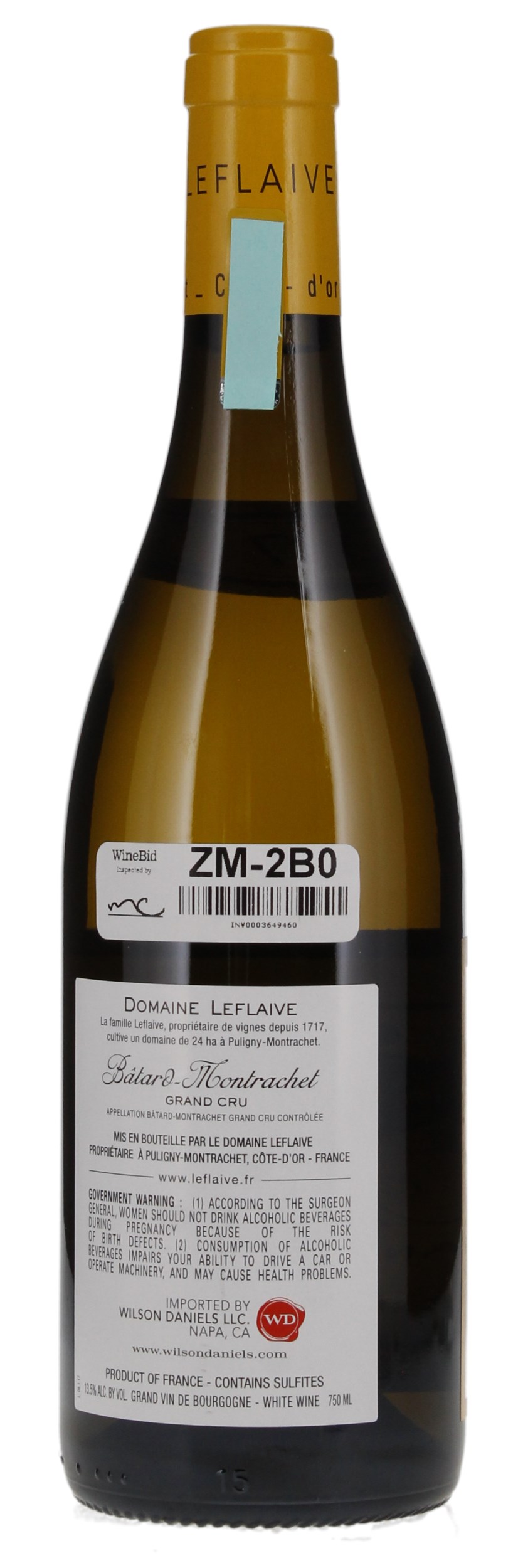 2017 Domaine Leflaive Bâtard-Montrachet, 750ml