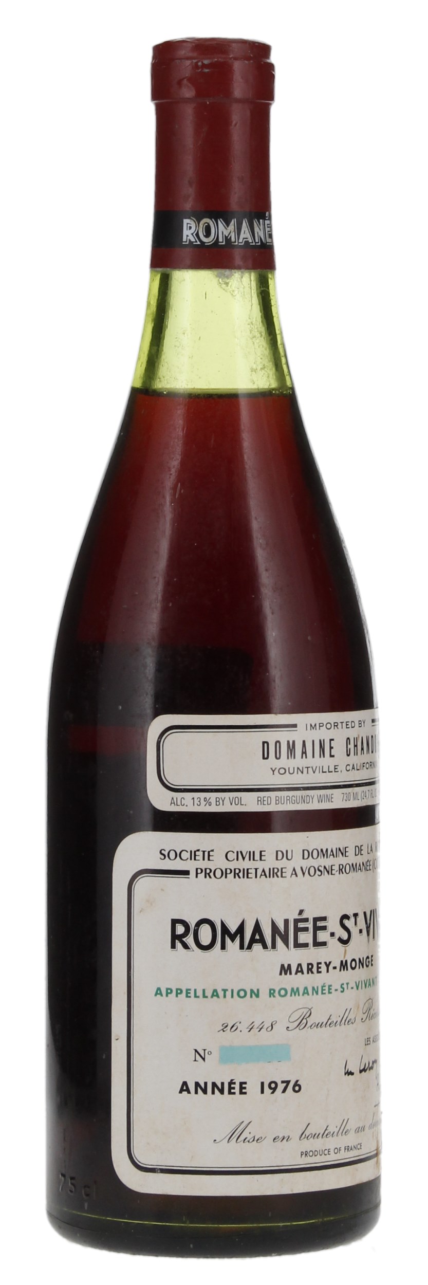 1976 Domaine de la Romanee-Conti Romanee-St. Vivant, 750ml