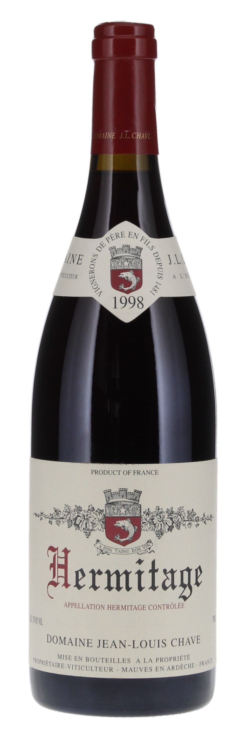 1998 Jean-Louis Chave Hermitage, 750ml