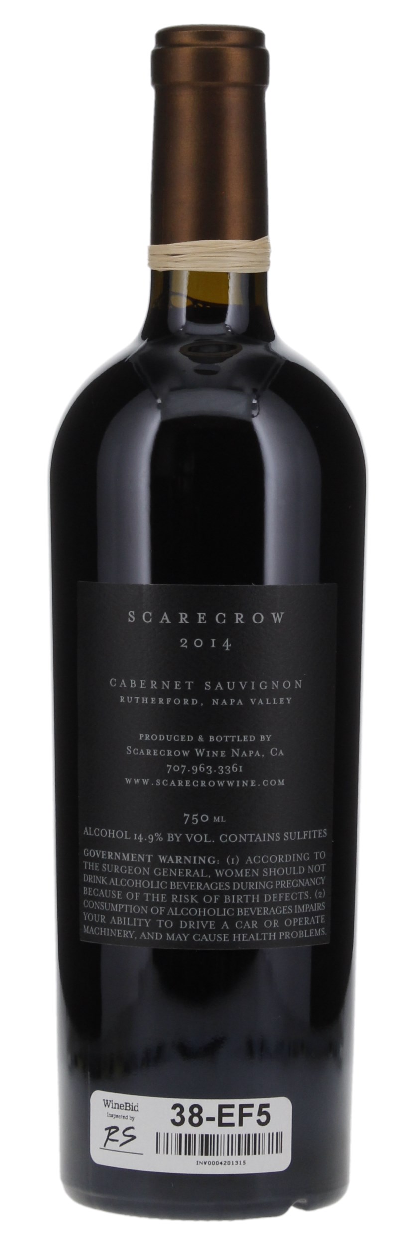 2014 Scarecrow Cabernet Sauvignon, 750ml