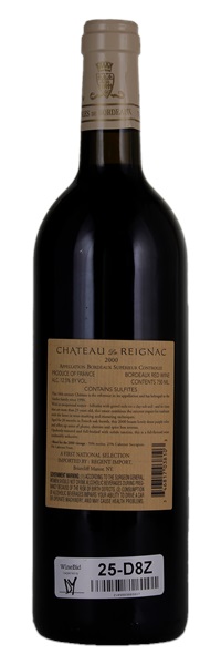 2000 Château De Reignac, 750ml