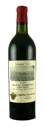 1953 Château Barreyres Haut-Médoc, 750ml