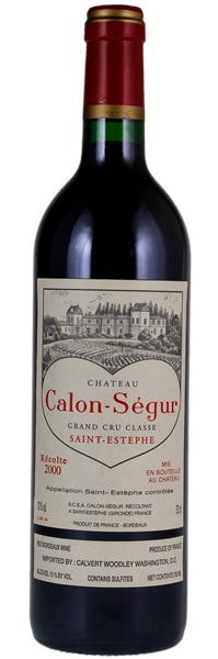 2000 Château Calon-Segur, 750ml