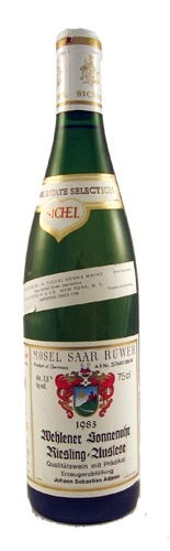 1983 Sichel Wehlener Sonnenuhr Riesling Auslese, 750ml