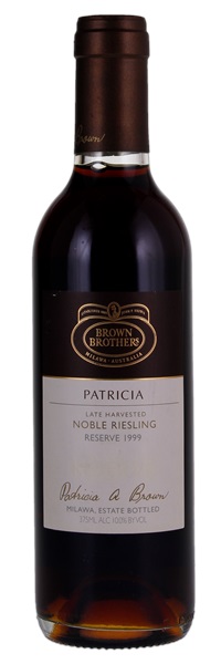 1999 Brown Brothers Late Harvest Noble Patricia Riesling Reserve, 375ml