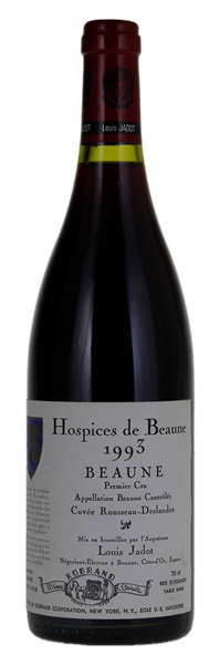 1993 Hospices de Beaune Beaune 1er Cru Cuvee Rousseau Deslandes elevage Louis Jadot, 750ml