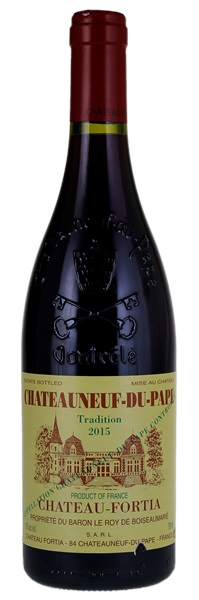 2015 Chateau Fortia Châteauneuf-du-Pape Tradition, 750ml