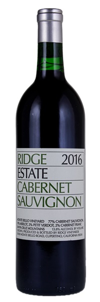 2016 Ridge Estate Cabernet Sauvignon, 750ml