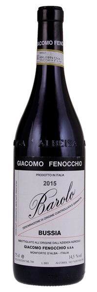 2015 Giacomo Fenocchio Barolo Bussia, 750ml