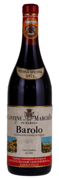 1971 Marchesi di Barolo Barolo Riserva Speciale, 750ml