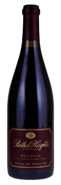 2014 Bethel Heights West Block Pinot Noir, 750ml