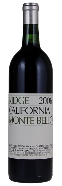 2006 Ridge Monte Bello, 750ml