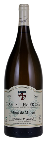 2008 Vrignaud Chablis Mont de Milieu, 1.5ltr