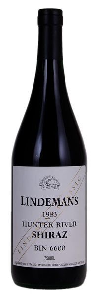 1983 Lindemans Bin 6600 Lindeman Classic Shiraz, 750ml