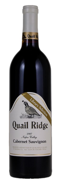 1987 Quail Ridge Library Selection Cabernet Sauvignon, 750ml