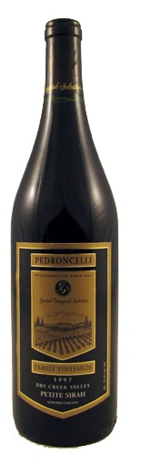 1997 Pedroncelli Petite Sirah, 750ml