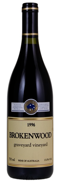 1996 Brokenwood Graveyard Vineyard Shiraz, 750ml