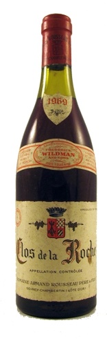 1969 Armand Rousseau Clos de la Roche, 750ml