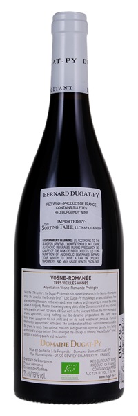 2016 Bernard Dugat-Py Vosne-Romanee Vieilles Vignes, 750ml