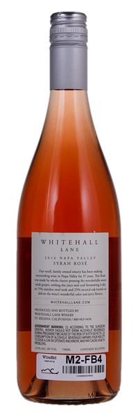 2016 Whitehall Lane Syrah Rose (Screwcap), 750ml