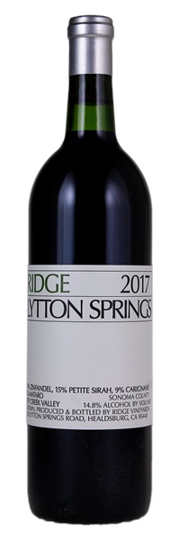 2017 Ridge Lytton Springs, 750ml