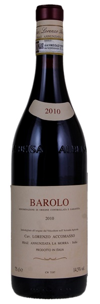 2010 Lorenzo Accomasso Barolo, 750ml