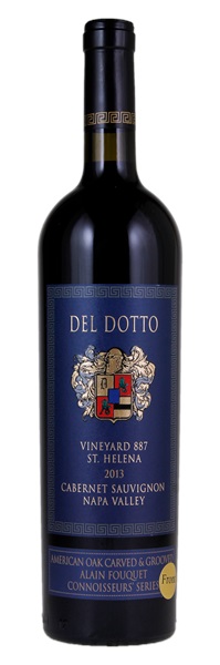 2013 Del Dotto Connoisseurs' Series Vineyard 887 American Oak Carved & Grooved Alain Fouquet Front