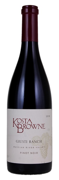 2018 Kosta Browne Giusti Ranch Pinot Noir, 750ml