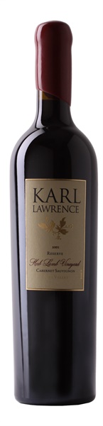 2001 Karl Lawrence Herb Lamb Reserve Cabernet Sauvignon, 750ml