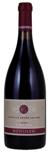 2000 Patricia Green Bonshaw Vineyard Pinot Noir, 750ml