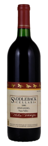 1996 Saddleback Cellars Nils Venge Old Vines Zinfandel, 750ml