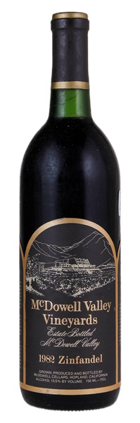 1982 McDowell Valley Vineyards Zinfandel, 750ml