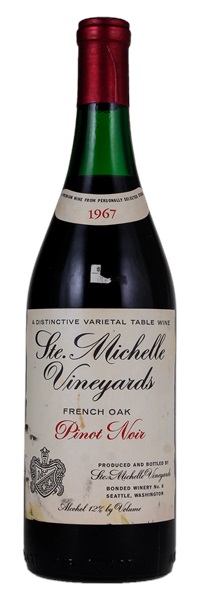 1967 Chateau Ste. Michelle Pinot Noir, 750ml