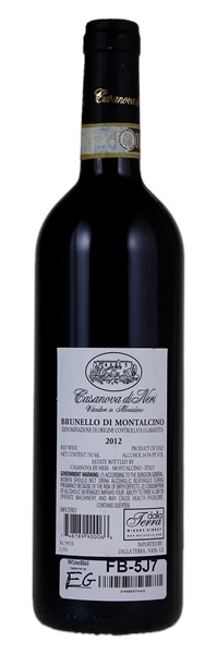 2012 Casanova di Neri Brunello di Montalcino, 750ml