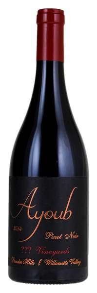 2014 Ayoub ??? Vineyards Pinot Noir, 750ml