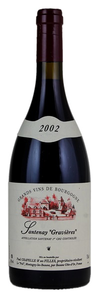 2002 Paul Chapelle Santenay Gravières, 750ml