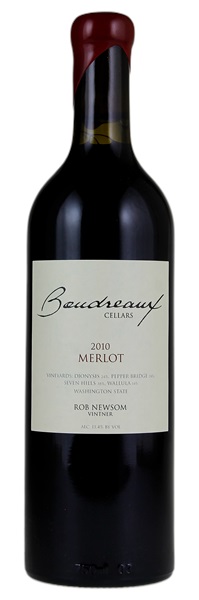 2010 Boudreaux Cellars Merlot, 750ml