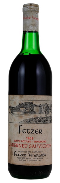 1969 Fetzer Mendocino Cabernet Sauvignon, 750ml