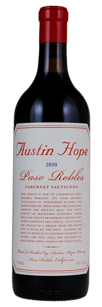 2020 Austin Hope Cabernet Sauvignon, 750ml