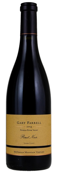 2014 Gary Farrell McDonald Mountain Vineyard Pinot Noir, 750ml