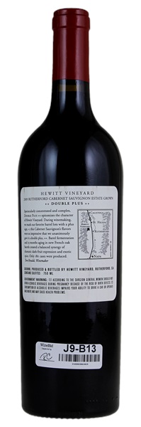 2009 Hewitt Vineyard Double Plus Cabernet Sauvignon, 750ml