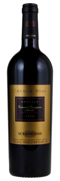 1996 Church Road Winery Reserve Cabernet Sauvignon-Merlot, 750ml